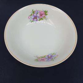 Винтажный салатник Дулево, фарфор 22 см, Россия