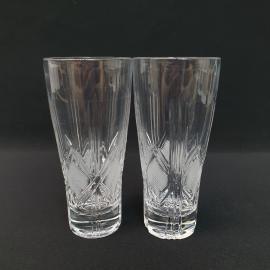 Винтажный набор из 2 стаканов, хрусталь 16 см 450 мл, СССР