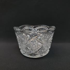 Винтажный салатник, хрусталь 15 см, СССР