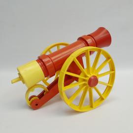 Винтажная фигурка Пушка 22х14х14 см пластик СССР