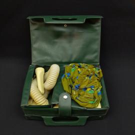 Винтажный фен для волос Улыбка в полной комплектации СССР