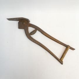 Винтажные клещи для правки зубьев пилы длина 28 см, СССР