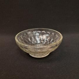 Винтажный салатник малый ваза конфетница, стекло 12 см, СССР