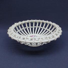 Винтажная сухарница, фаянс 21 см , СССР