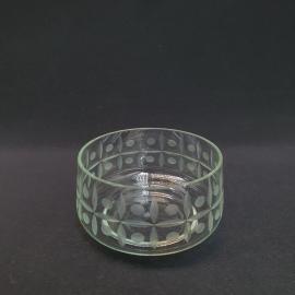 Винтажный салатник, стекло 12 см, СССР