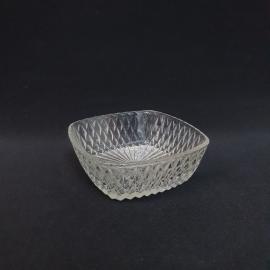 Винтажный малый салатник, стекло 11х11 см, СССР