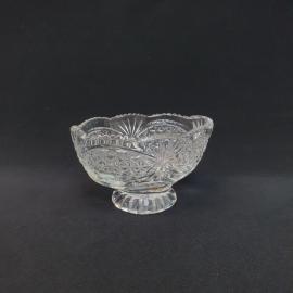 Винтажная розетка для варенья на ножке, 9.5 см. винтаж, СССР.