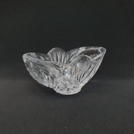 Винтажная ваза конфетница малый салатник, хрусталь 18х10 см, СССР