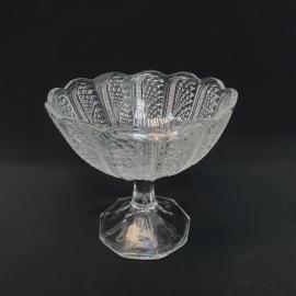 Винтажная ваза фруктовница, хрусталь 175 мм, СССР