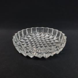 Винтажная ваза конфетница, хрусталь 145 мм, СССР