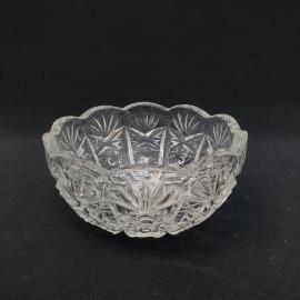 Винтажный салатник, хрусталь 13 см, СССР