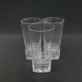 Винтажный набор из 3 стаканов, стекло 250 мл 14 см, СССР