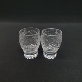 Винтажный набор из 2 стопок, стекло 100 мл 5 см, СССР