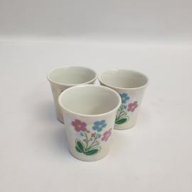 Винтажный набор из 3 стопок, керамика 50 мл 4 см, СССР