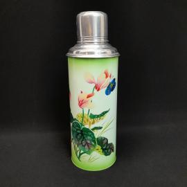 Винтажный термос на 2 л со стеклянной колбой Китай период СССР