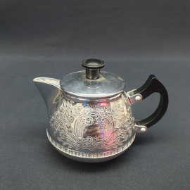 Винтажный молочник из набора Власть народа, метал пластик 300 мл, СССР