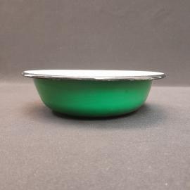 Винтажная миска эмалированная 350 мл металл 18 см СССР