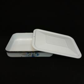 Винтажный контейнер 30х22 см 2 л эмалированный СССР