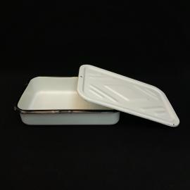 Винтажный контейнер 31х21 см 2.5 л эмалированный СССР