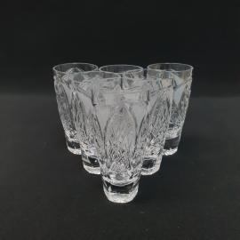 Винтажный набор из 6 стаканов, хрусталь 150 мл 12 см, СССР