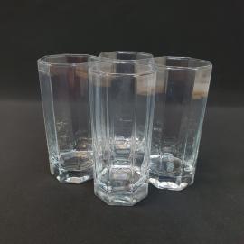 Винтажный набор из 4 стаканов, стекло 450 мл