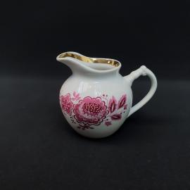 Винтажный молочник сливочник Дулёво, фарфор 225 мл, СССР