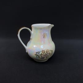 Винтажный молочник сливочник Hennerberg, фарфор 200 мл, ГДР времён СССР
