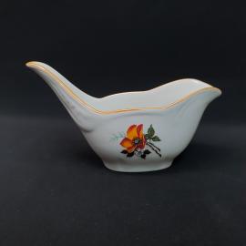 Винтажный соусник Дулёво, фарфор 500 мл, Россия