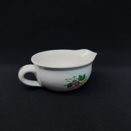 Винтажный соусник ЗИК Конаково, фаянс 500 мл, СССР