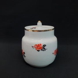 Винтажная сахарница Пролетарий, фарфор 0.5 л, СССР