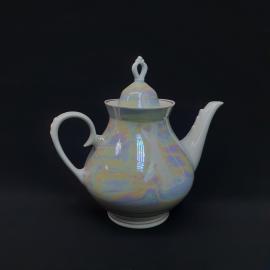 Винтажный доливочный чайник Минск, фарфор 2 л, СССР.