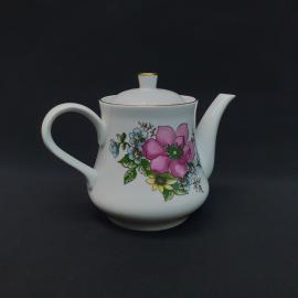 Винтажный заварочный чайник Пролетарий, фарфор 0.5 л, СССР.