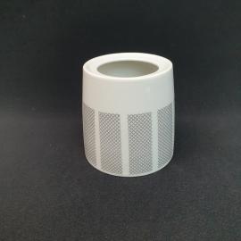 Ваза фарфоровая винтажная, СССР, ГДР. Fine China Lichte. Геометрический орнамент.