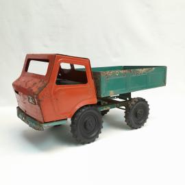 Винтажная фигурка-игрушка Самосвал 40х30, Завод Запорожская сталь пластик, металл СССР