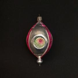 Елочная игрушка СССР,стекло,капля прожектор. Винтаж