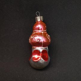 Елочная игрушка СССР,стекло, фигурка Орловского завода Победа. Винтаж