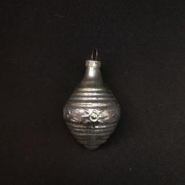 Елочная игрушка СССР, стекло, абстракция. Винтаж
