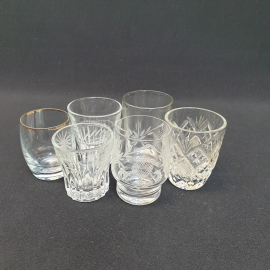 Набор из 6 винтажных стопок 50-100 мл "Дачный" в ассортименте, без выбора разного состояния