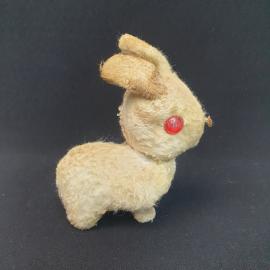 Винтажная заводная игрушка Кролик, не рабочий, высота 11 см, СССР