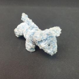 Винтажная плюшевая игрушка Собачка, высота 7 см,  СССР