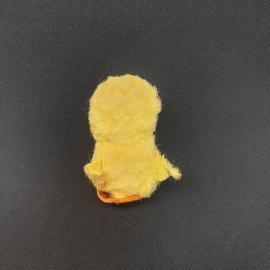 Винтажная плюшевая игрушка Цыпленок, высота 8 см, СССР