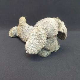 Винтажная плюшевая игрушка Щенок, высота 14 см, СССР