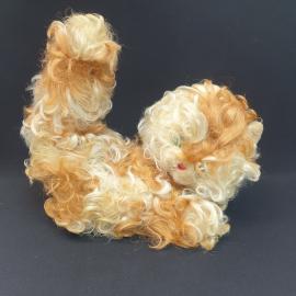 Винтажная плюшевая игрушка Котенок высота 35 см СССР