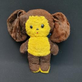 Винтажная плюшевая игрушка Чебурашка высота 22 см СССР