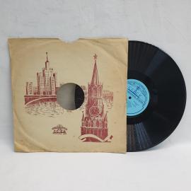 Руджеро Леонкавалло. Паяцы. Советская виниловая пластинка СССР. Опера, классическая музыка