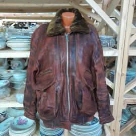 Винтажная куртка бомпер авиатор david moore 54 размер