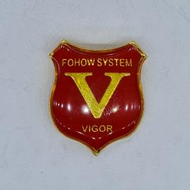 Значок СССР, fohow system, v vigor, красный щит, советский и винтажный.