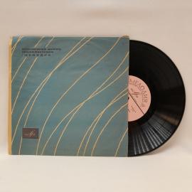 Немецкий язык для 10 класса средней школы. Советская виниловая пластинка СССР. Учебная запись