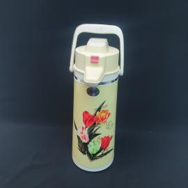 Винтажный термос на 3 литра с стеклянной колбой и помпой, СССР