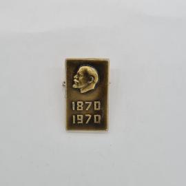 Значок СССР, 1870 1970, профиль Ленина, к столетию со дня рождения, советский и винтажный